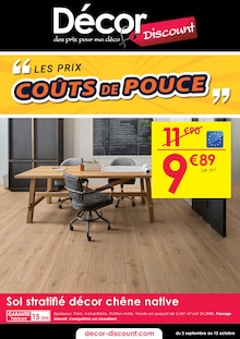 Prospectus Décor Discount en cours, "LES PRIX COÛTS DE POUCE", page 1 sur 8