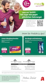mea - meine apotheke Apotheken Prospekt der aktuellen Woche mit 4 Seiten, gültig von 01.04.2026 bis 30.04.2026, in Reichenbach-Steegen und Umgebung Aktueller mea - meine apotheke Apotheken Prospekt in Reichenbach-Steegen und Umgebung, "Unsere April-Angebote" mit 4 Seiten, 01.04.2026 - 30.04.2026