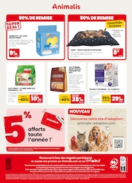 Offre Litière végétale chat dans le catalogue Animalis du moment à la page 8