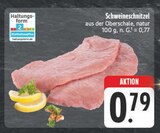 Aktuelles Schweineschnitzel Angebot bei EDEKA in Leipzig ab 0,79 €