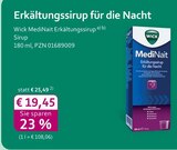 Wick MediNait Erkältungssirup im aktuellen Prospekt bei mea - meine apotheke in Gersdorf