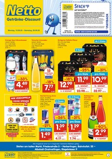 Netto Marken-Discount Jungingen Prospekt "DER ORT, AN DEM DU IMMER AUSGEZEICHNETE PREISE FINDEST." mit 2 Seiten