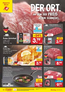 Fleisch im Netto Marken-Discount Prospekt "Aktuelle Angebote" mit 51 Seiten (Reutlingen)