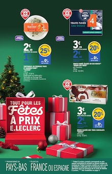 Catalogue E.Leclerc de la semaine "Tout pour SE RÉGALER À PRIX E.LECLERC" avec 112 pages, valide du 09/12/2025 au 20/12/2025 pour Carrières-sous-Poissy et alentours Prospectus E.Leclerc de la semaine "Tout pour SE RÉGALER À PRIX E.LECLERC" avec 112 pages, valide du 09/12/2025 au 20/12/2025 pour Carrières-sous-Poissy et alentours