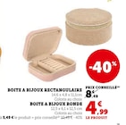 Hyper U Reims - Promo Boîte à bijoux rectangulaire Promo Boîte à bijoux rectangulaire à 4,99 € dans le catalogue Hyper U à Reims