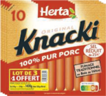 Knacki original - 25 % de sel - HERTA dans le catalogue Carrefour