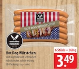 Hot Dog Würstchen bei famila Nordost im Delingsdorf Prospekt für 3,49 €