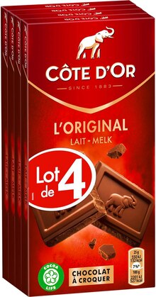 Chocolat l'Original - Supermarchés Match à Lille Chocolat l'Original en promo chez Supermarchés Match Lille à 4,89 €