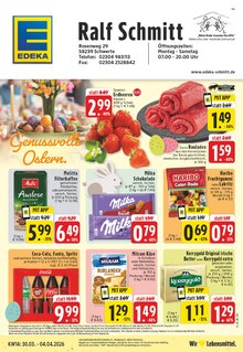 Coca Cola im EDEKA Prospekt "Aktuelle Angebote" mit 28 Seiten (Schwerte (Hansestadt an der Ruhr))