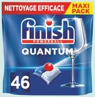 Tablettes lave-vaisselle Quantum All in 1 Parfum Frais X46 - Finish en promo chez Intermarché Tours à 2,87 €