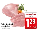 Puten-Schnitzel im aktuellen Prospekt bei EDEKA in Ainring