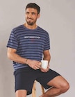 Pyjashort homme - U Essentiel en promo à 11,83 € chez Hyper U Pyjashort homme - U Essentiel dans le catalogue Hyper U