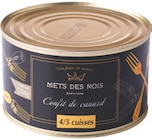 Confit de canard - Mets des rois en promo chez Supermarchés Match Châlons-en-Champagne à 13,50 €