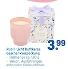 Duftkerze Geschenkverpackung von Rubin Licht im aktuellen Rossmann Prospekt für 3,99 €