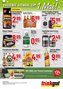 Jack Daniels im Trinkgut Prospekt "Aktuelle Angebote" mit 8 Seiten (Bad Kreuznach)