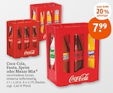 Coca-Cola, Fanta, Sprite oder Mezzo Mix im Angebot bei tegut in Vellmar Coca-Cola, Fanta, Sprite oder Mezzo Mix Angebote von Coca-Cola bei tegut Vellmar für 7,99 €