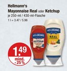 Mayonnaise Real oder Ketchup von Hellmann‘s im aktuellen V-Markt Prospekt für 1,49 €