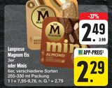 Magnum Eis Angebote von Langnese bei E center Amberg für 2,29 €