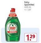Spülmittel von Fairy im aktuellen Rossmann Prospekt für 1,29 €