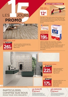 Prospectus Gedimat à Saint-Maurice-la-Clouère, "LES 15 JOURS PROMO : AMÉNAGEMENTS INTÉRIEURS", 12 pages de promos valables du 08/10/2025 au 25/10/2025