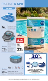 Piscine en promo dans le catalogue Carrefour à la page 10