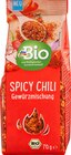Gewürzmischung Spicy Chili von dmBio im aktuellen dm-drogerie markt Prospekt für 2,55 €