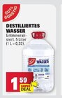 Destilliertes Wasser von Gut & Günstig im aktuellen E center Prospekt für 1,59 €