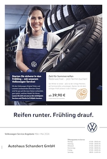 Volkswagen Prospekt Der Frühling startet mit Power mit 1 Seite