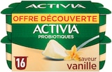 Yaourt aux probiotiques en offre découverte Saveur Vanille - Activia à 3,18 € dans le catalogue Intermarché Super