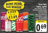 Coca-Cola Cherry Angebote von Coca-Cola bei EDEKA Soest für 0,69 €