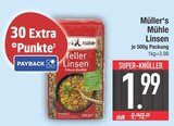 Teller Linsen im EDEKA Prospekt Teller Linsen von Müller's Mühle im aktuellen EDEKA Prospekt für 1,99 €
