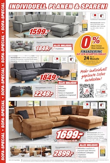 Couch im Möbel AS Prospekt "Dauerhaft BESTE PREISE für Alle!" mit 20 Seiten (Karlsruhe)