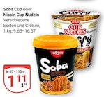 Aktuelles Soba Cup Angebot bei GLOBUS in Salzgitter ab 1,11 €