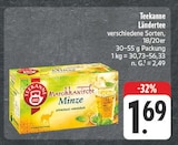 Ländertee Angebote von Teekanne bei EDEKA Würzburg für 1,69 €