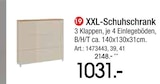 XXL-Schuhschrank Angebote bei Zurbrüggen Gütersloh für 1.031,00 €