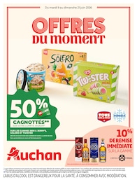 Prospectus Auchan Hypermarché, "OFFRES DU MOMENT" à Vaux-le-Pénil et alentours, 52 pages, 09/06/2026 - 21/06/2026 Catalogue Auchan Hypermarché "OFFRES DU MOMENT" à Vaux-le-Pénil et alentours, 52 pages, 09/06/2026 - 21/06/2026