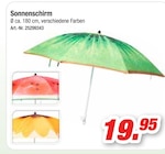 Sonnenschirm bei Möbel AS im Buchen Prospekt für 19,95 €