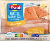 4 filets de saumon sauvage MSC surgelés - Escal - Intermarché Super à Fontenay-sous-Bois 4 filets de saumon sauvage MSC surgelés - Escal en promo chez Intermarché Super Fontenay-sous-Bois à 8,24 €
