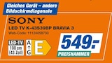 LED TV K-43S39BP BRAVIA 3 im Angebot bei expert in Altenburg LED TV K-43S39BP BRAVIA 3 Angebote von Sony bei expert Altenburg für 549,00 €