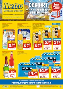 Netto Marken-Discount Bad Füssing Prospekt "DER ORT, AN DEM DU IMMER AUSGEZEICHNETE PREISE FINDEST." mit 6 Seiten