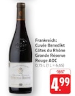 Cuvée Benedikt Côtes du Rhône Grande Réserve Rouge AOC Angebote bei EDEKA Rüsselsheim für 4,99 €