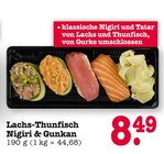 Lachs-Thunfisch Nigiri & Gunkan Angebote bei E center Ludwigshafen für 8,49 €