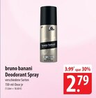 Deodorant Spray Angebote von bruno banani bei famila Nordost Stralsund für 2,79 €