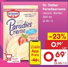 Paradiescreme von Dr. Oetker im aktuellen Netto Marken-Discount Prospekt