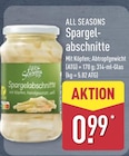 Spargelabschnitte im Angebot bei ALDI Nord in Mettmann Spargelabschnitte Angebote von All Seasons bei ALDI Nord Mettmann für 0,99 €