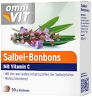 Salbei-Bonbons im Penny Prospekt Salbei-Bonbons von OMNIVIT im aktuellen Penny Prospekt für 0,50 €
