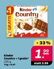 Country + 1 gratis von kinder im aktuellen Netto mit dem Scottie Prospekt für 1,99 €