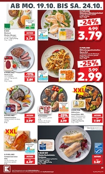 Hähnchenschnitzel Angebot im Kaufland Prospekt, gültig von 19.10.2026 bis 24.10.2026 Hähnchenschnitzel Angebot im aktuellen Kaufland Prospekt auf Seite 25