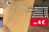 Besteckset im aktuellen Woolworth Prospekt für 4,00 €