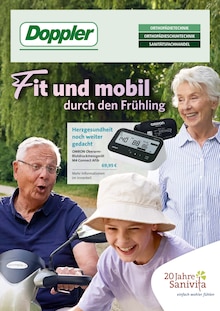 Orthopädietechnik, Orthopädieschuhtechnik, Sanitätsfachhandel Doppler GmbH Prospekt Fit und mobil durch den Frühling mit 6 Seiten